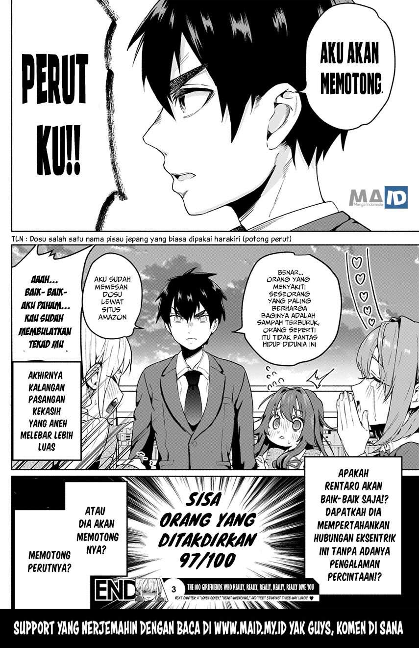 Kimi no Koto ga Dai Dai Dai Dai Daisuki na 100-ri no Kanojo Chapter 03 Bahasa Indonesia